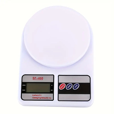 Digital Kitchen Weighing Scale | 10kg Capacity | High Precision LCD Display with Tare Function. Smart Weighing Scale