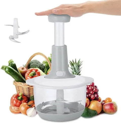 2 Liter | Manual Hand Push Chopper & Multifunctional Mixer Smart Chopper