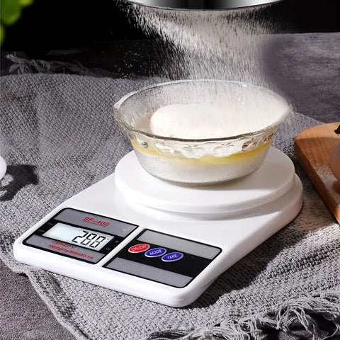 Digital Kitchen Weighing Scale | 10kg Capacity | High Precision LCD Display with Tare Function. Smart Weighing Scale