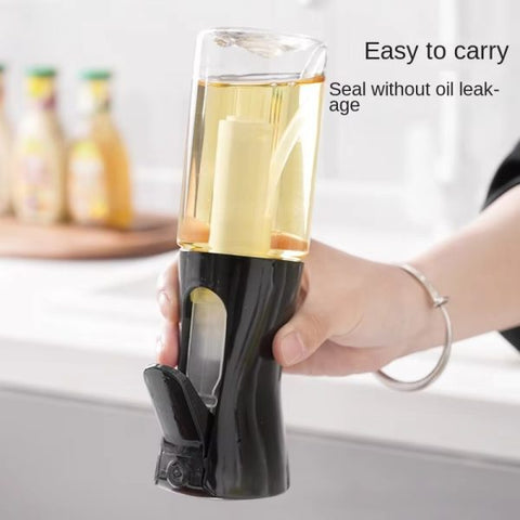 Plastic Glass Kitchen Cooking Spray Bottle |200 ML | BBQ Olive Oil Sprayer & Vinegar Spray Bottle