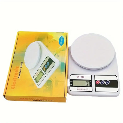 Digital Kitchen Weighing Scale | 10kg Capacity | High Precision LCD Display with Tare Function. Smart Weighing Scale