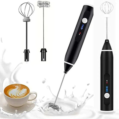 Rechargeable Electric Coffee Frother & Egg Beater | High-Speed Handheld Mixer with USB Charging